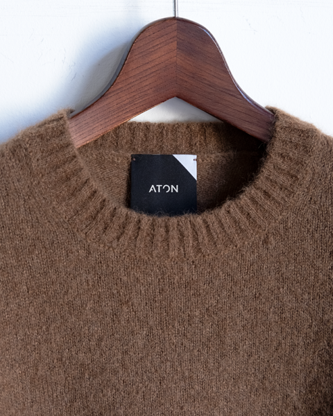 ATON Baby Alpaca Crew Neck Sweater