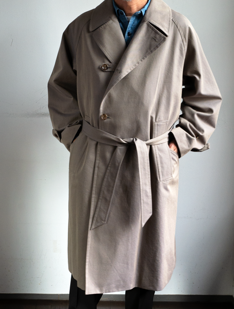 ULTERIOR Chambray Gabardine Over Coat