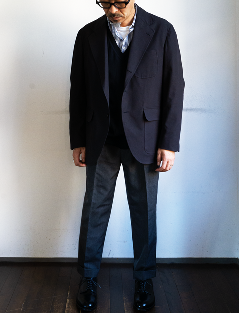 YAMAGUCHI STORE Cotton Gabardine Everytime Blazer