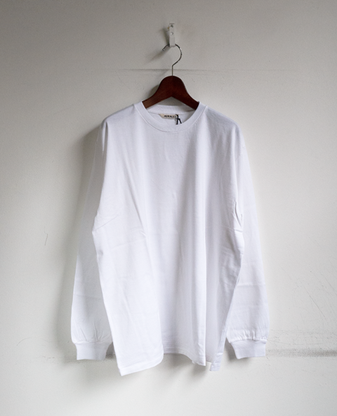 AURALEE Luster Plating L/S Tee