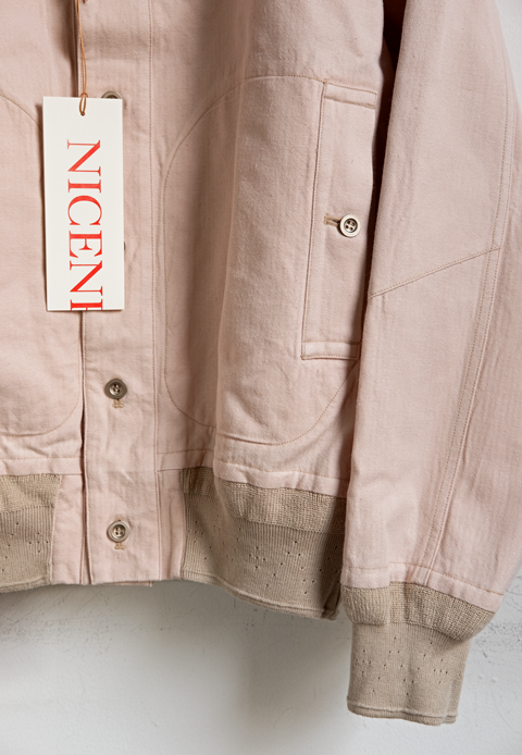 NICENESS Wild Silk Flight Jacket “EUGENE”