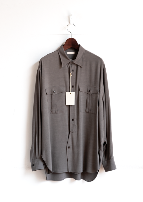 ULTERIOR Rayon Ripstop Military Shirt