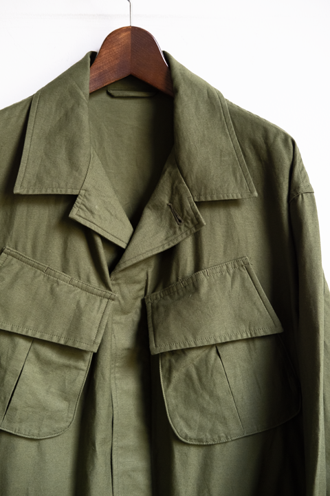 blurhms ROOTSTOCK Cotton Linen Combat Tropical Jacket