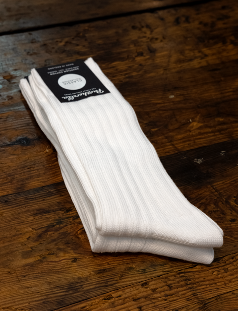 Pantherella Cotton Nylon 5×1 Rib Socks “RAYNOR”