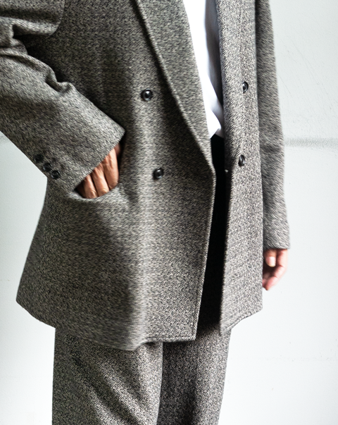 NICENESS Nep Tweed Jacket 