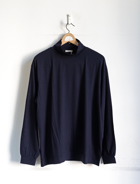 ULTERIOR Cotton Touch Fine Wool Mockneck