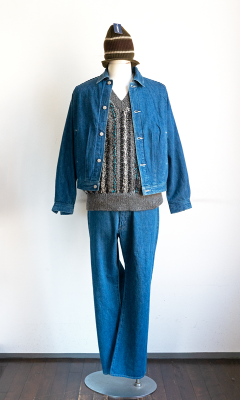 AURALEE Selvedge Light Denim Blouson & Pants