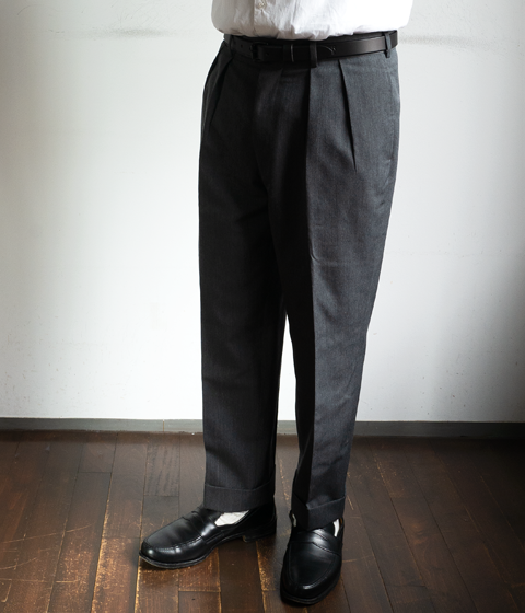 Re-Arrival!! ARAN Wool Gabardine 2P Trouser