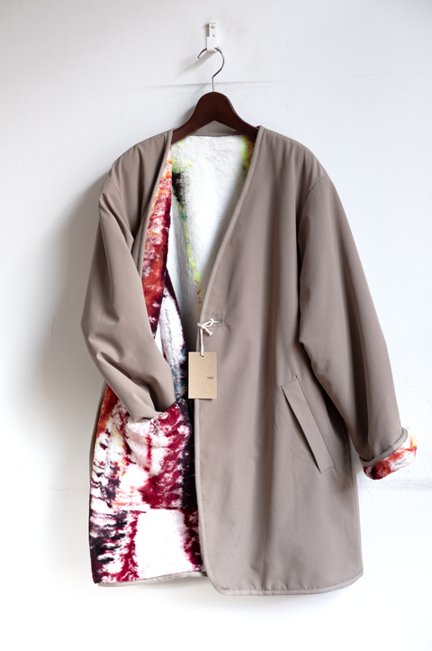 ts(s) Inkjet Print Fleece Reverisible Coat Liner Jacket