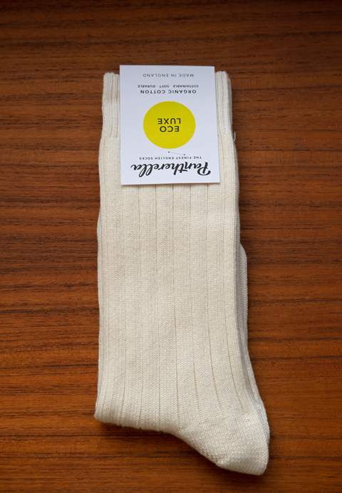 Pantherella Organic Cotton Rib Socks “SEAFORD”