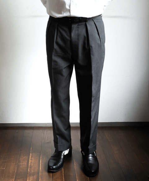 ARAN Wool Gabardine 2P Trouser