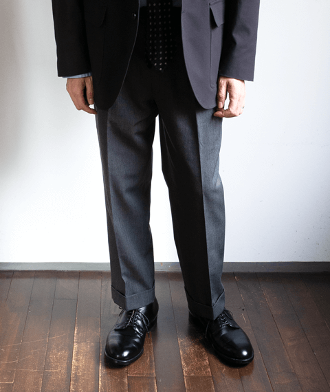 ARAN Wool Gabardine 2P Trouser