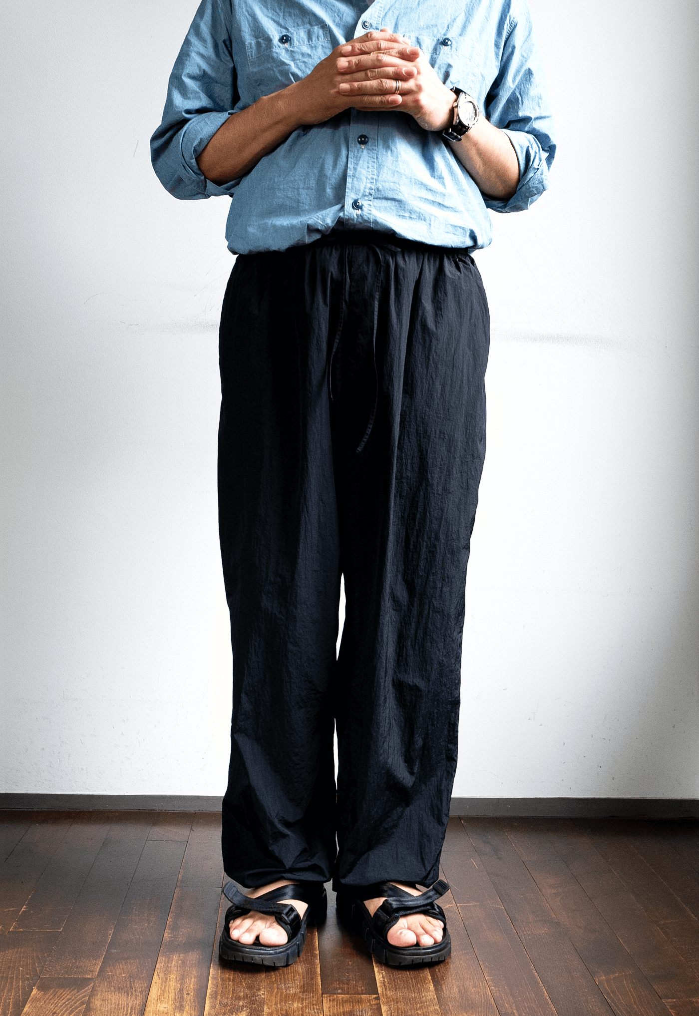 ATON Hand Dye Nylon Over Pants | 山口ストアー