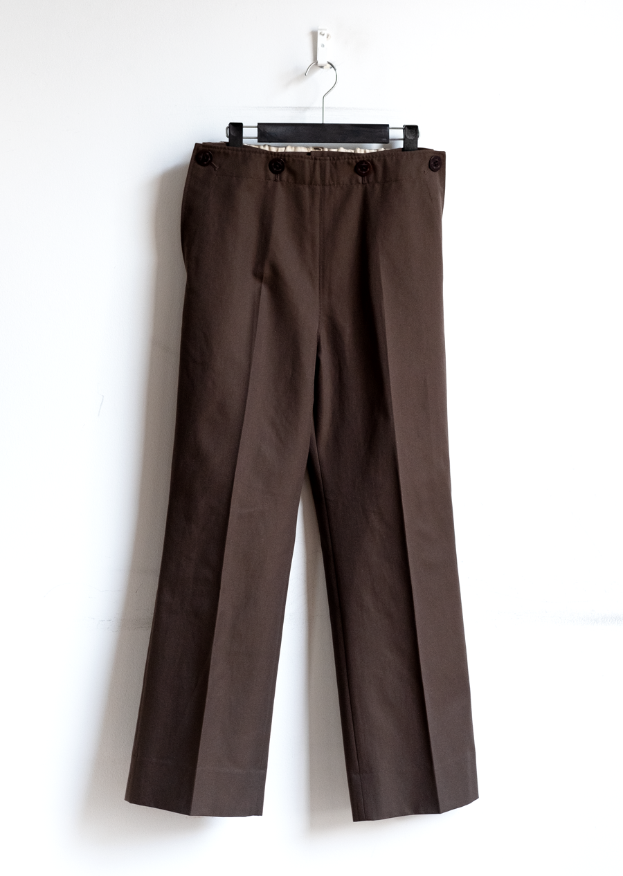 221VILLAGE Cotton Wool Gabardine Sailor Pant