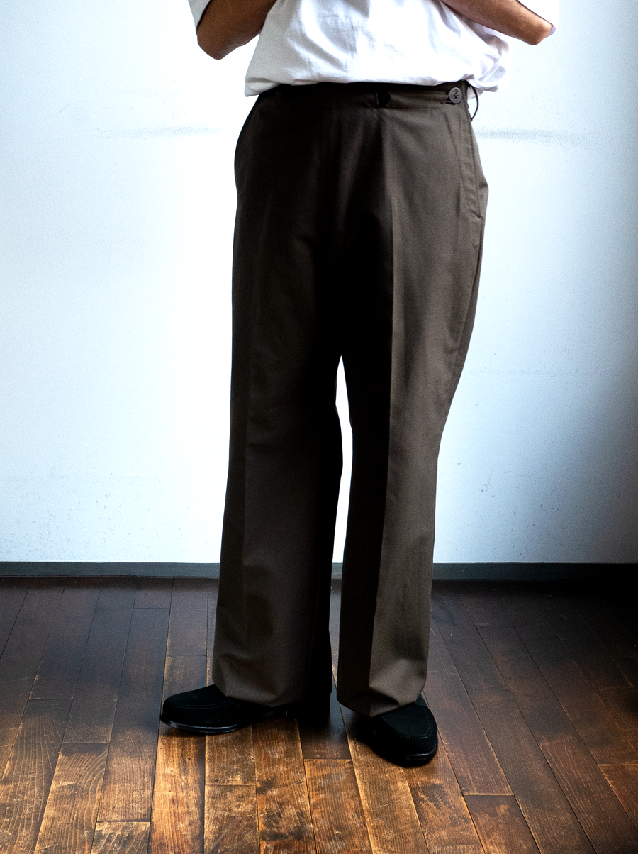 221VILLAGE Cotton Wool Gabardine Sailor Pant