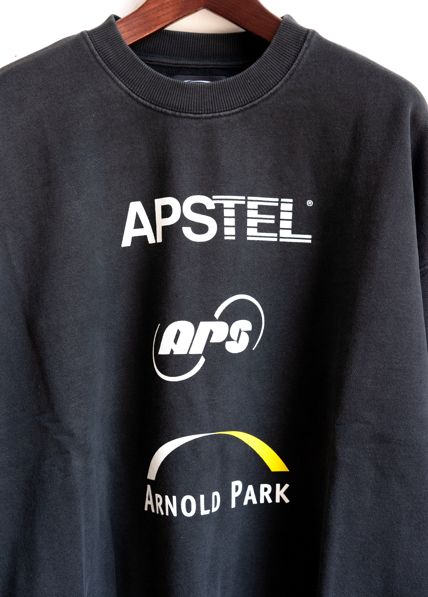 Arnold Park Studios “TECHNOLOGY COLLECTION” Network Multi Logo Crew Neck