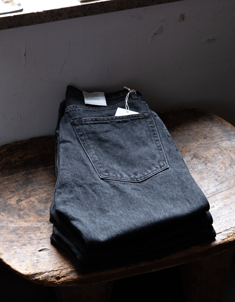 CIOTA ブラック 13.5oz テーパードデニム