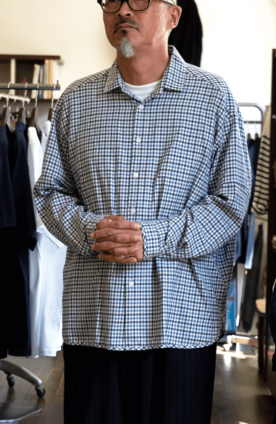 MANAVE Tuck Collar Shirts