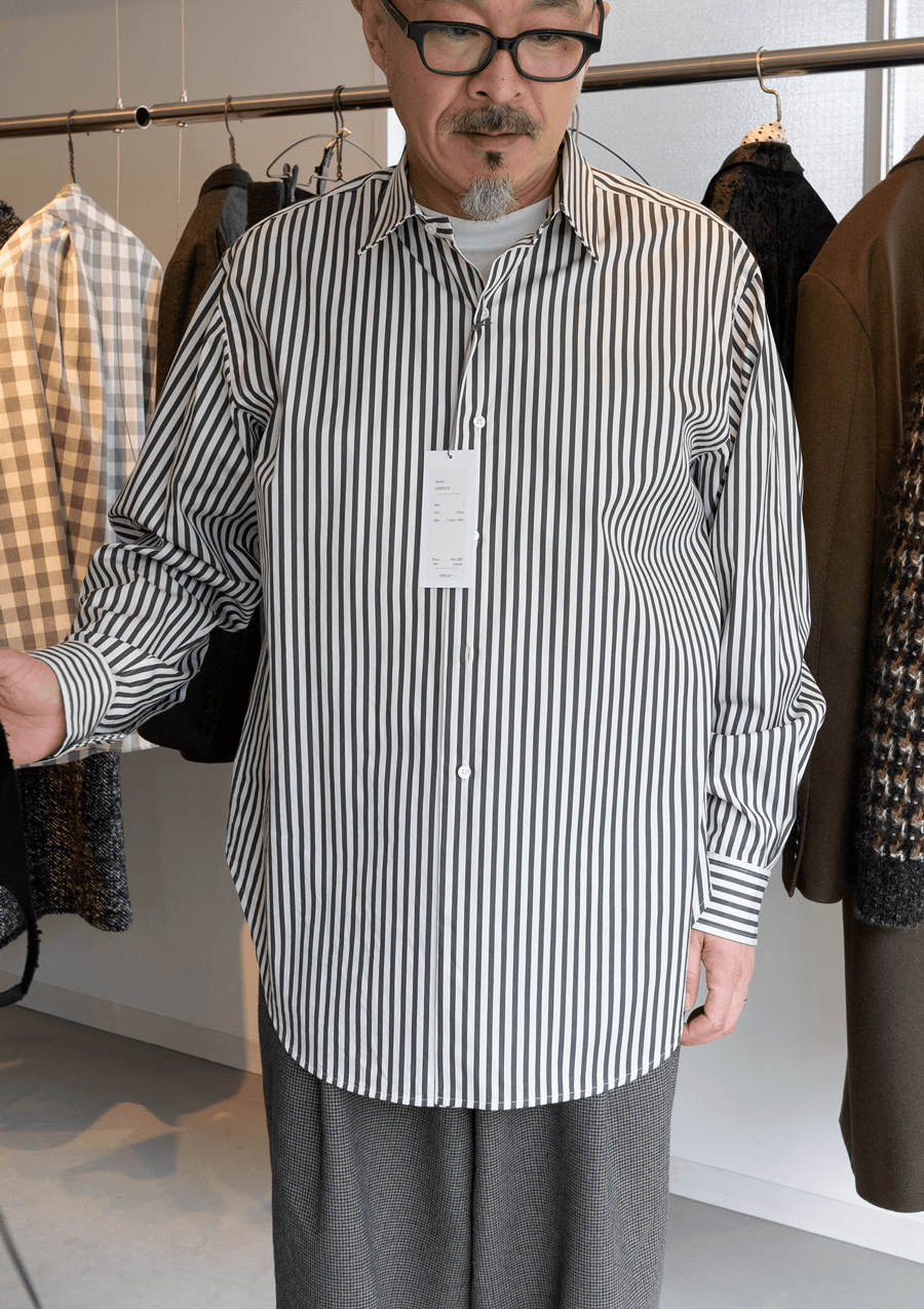 HEUGN SHIRT079 Alan Stripe | 山口ストアー