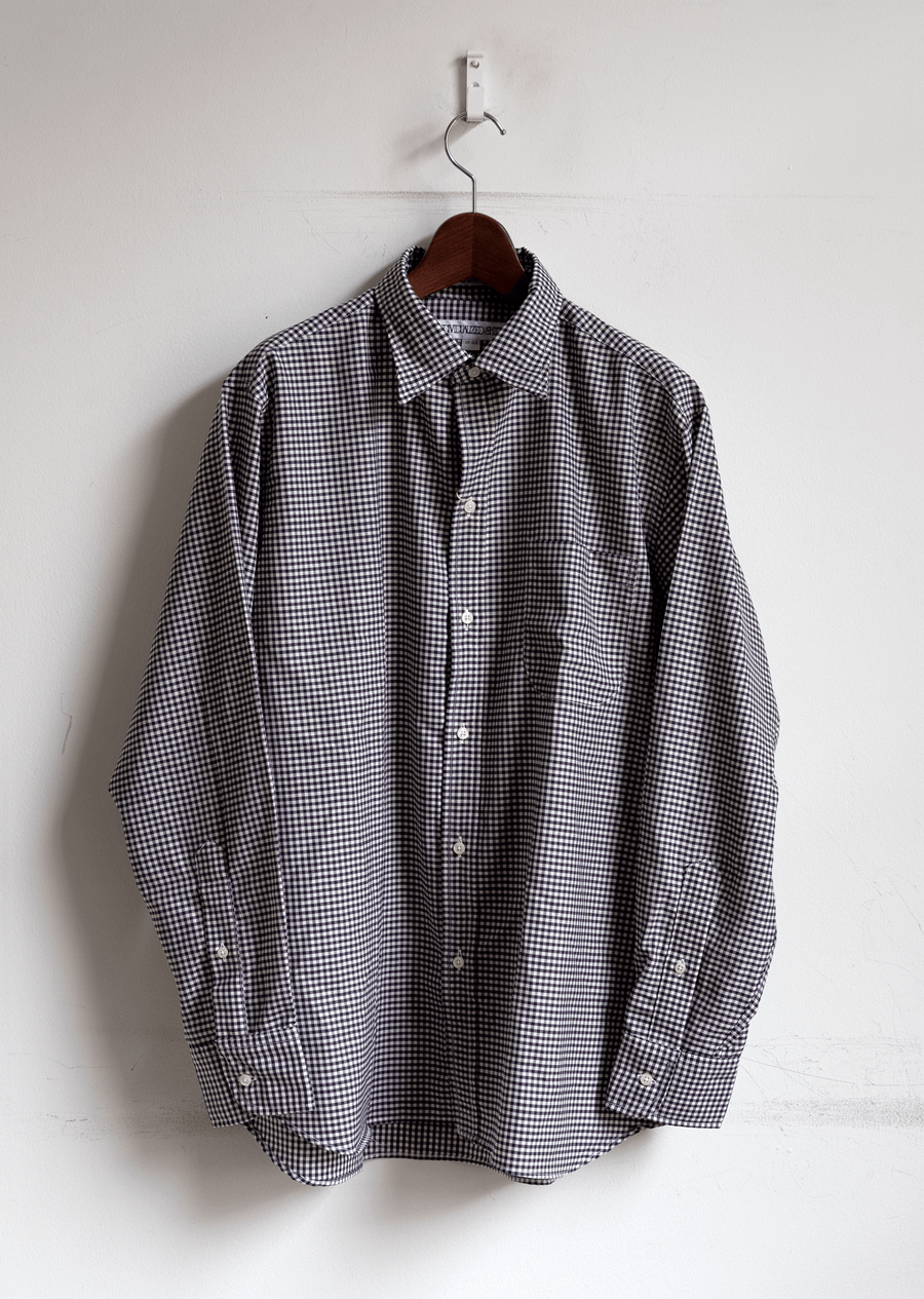 INDIVIDUALIZED SHIRTS Washable Wool Gingham Check