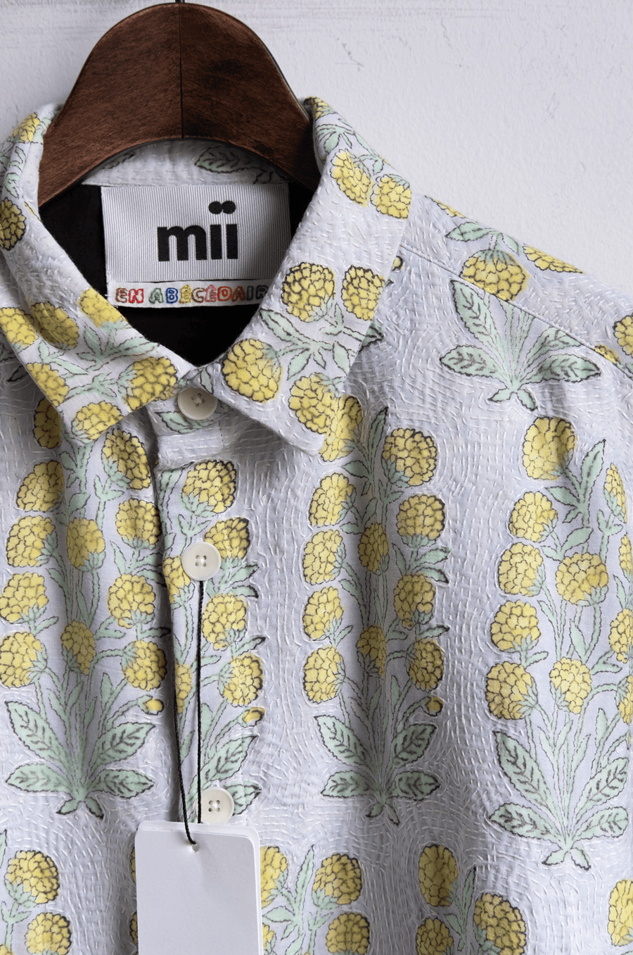 mii HAND EMBROIDERED COTTON KANTHA SHIRT