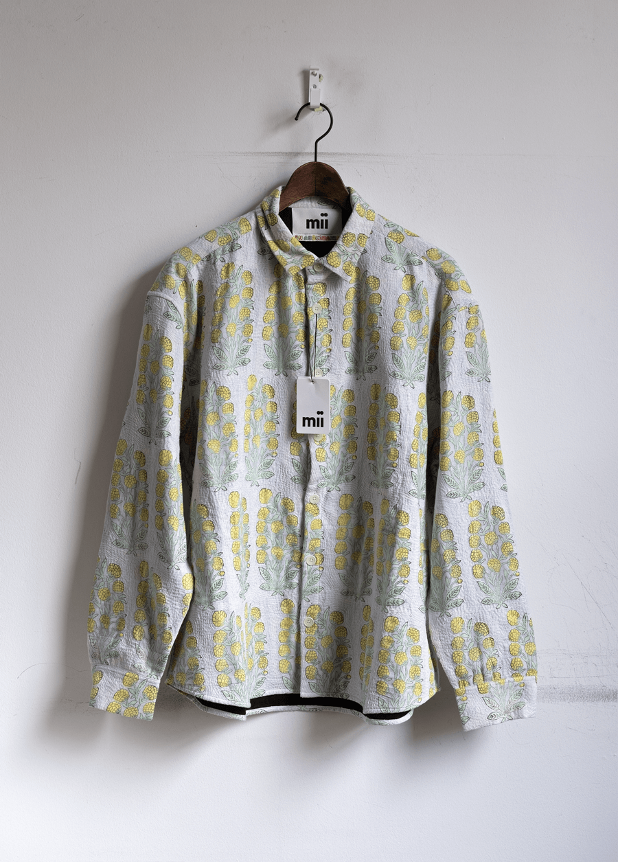 mii HAND EMBROIDERED COTTON KANTHA SHIRT