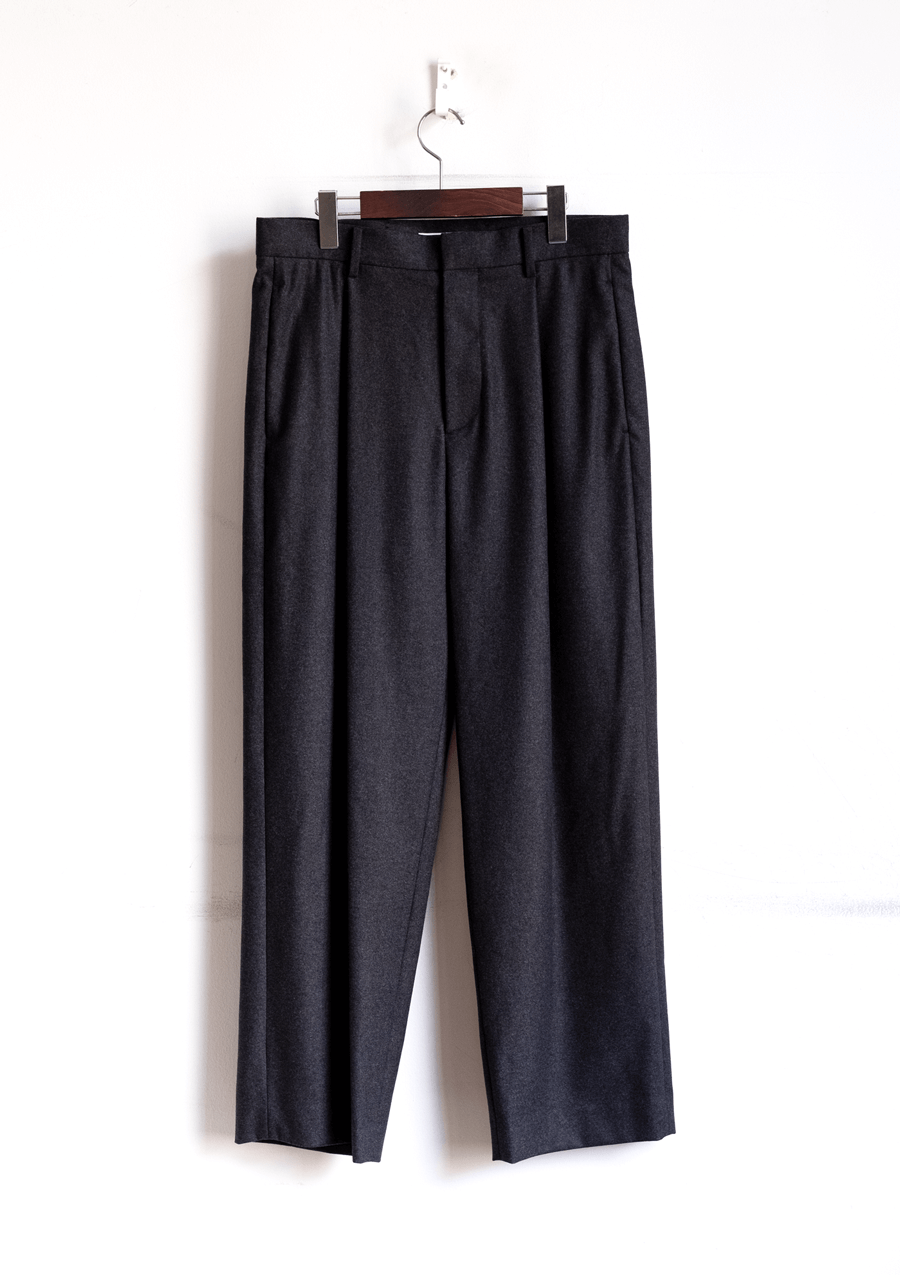ATON Merino Collage Flannel / Easy Wide Pants