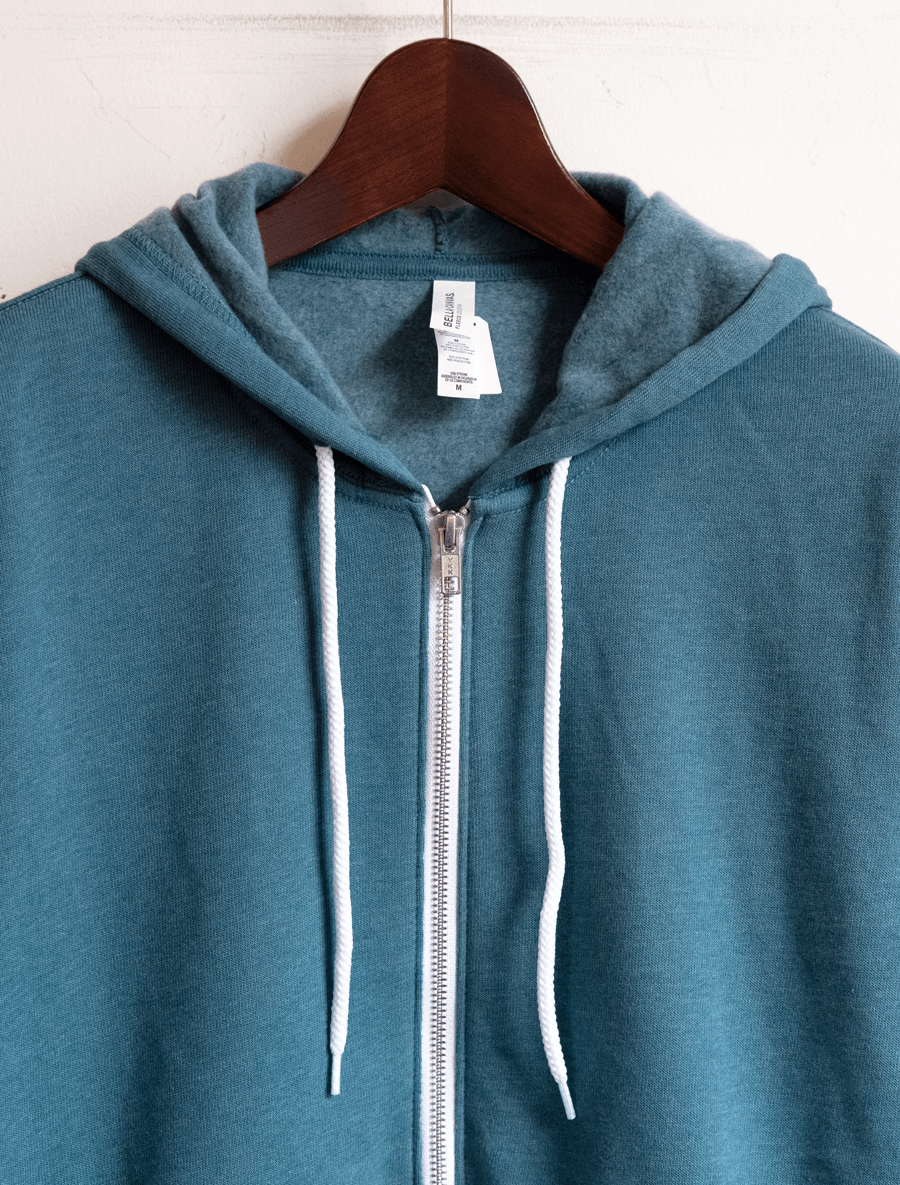 BELLA +CANVAS Sponge Fleece Full-Zip Hoodie