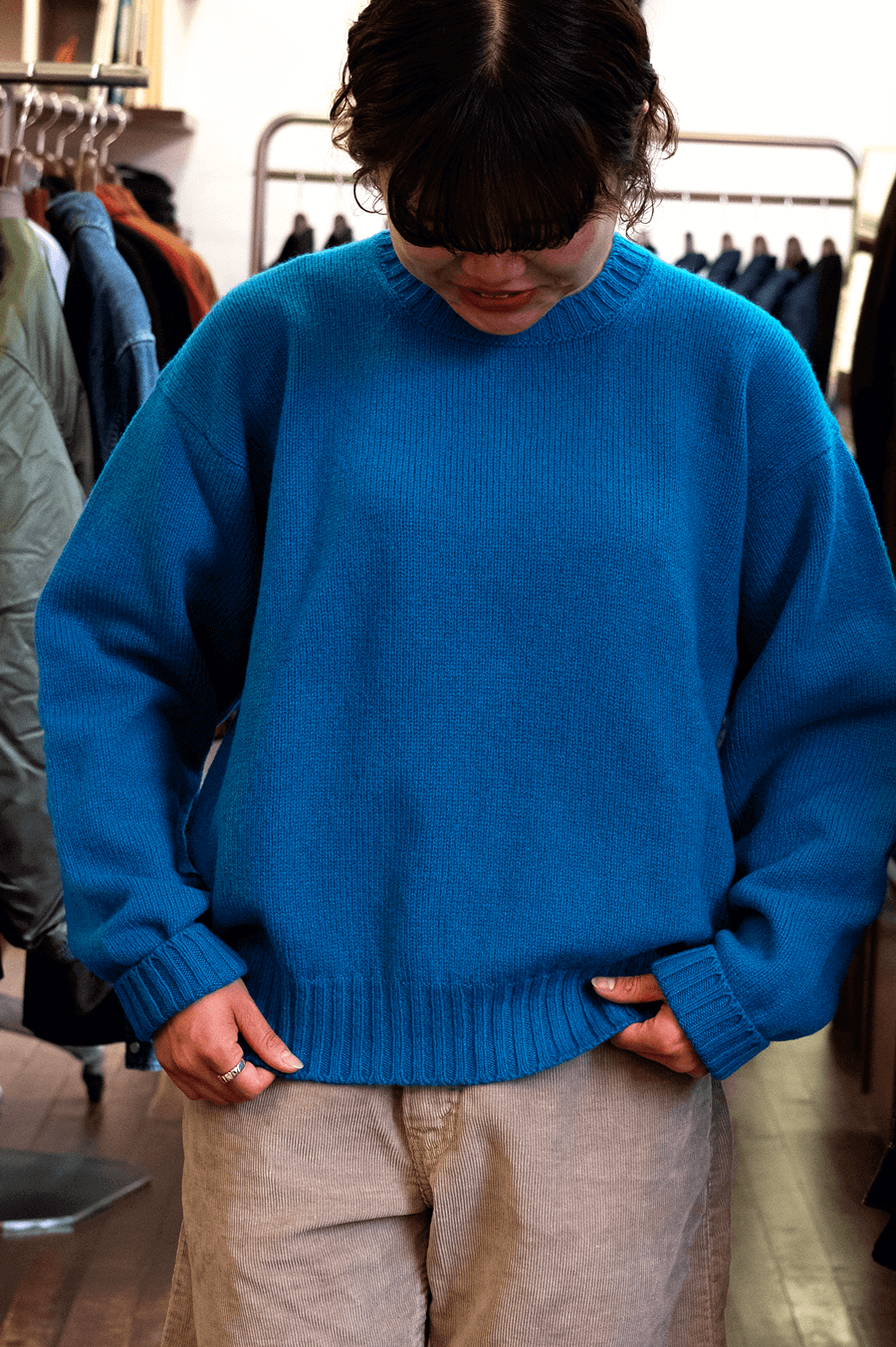 W.J.HENDERSON Wide Body Authentic Crewneck Sweater