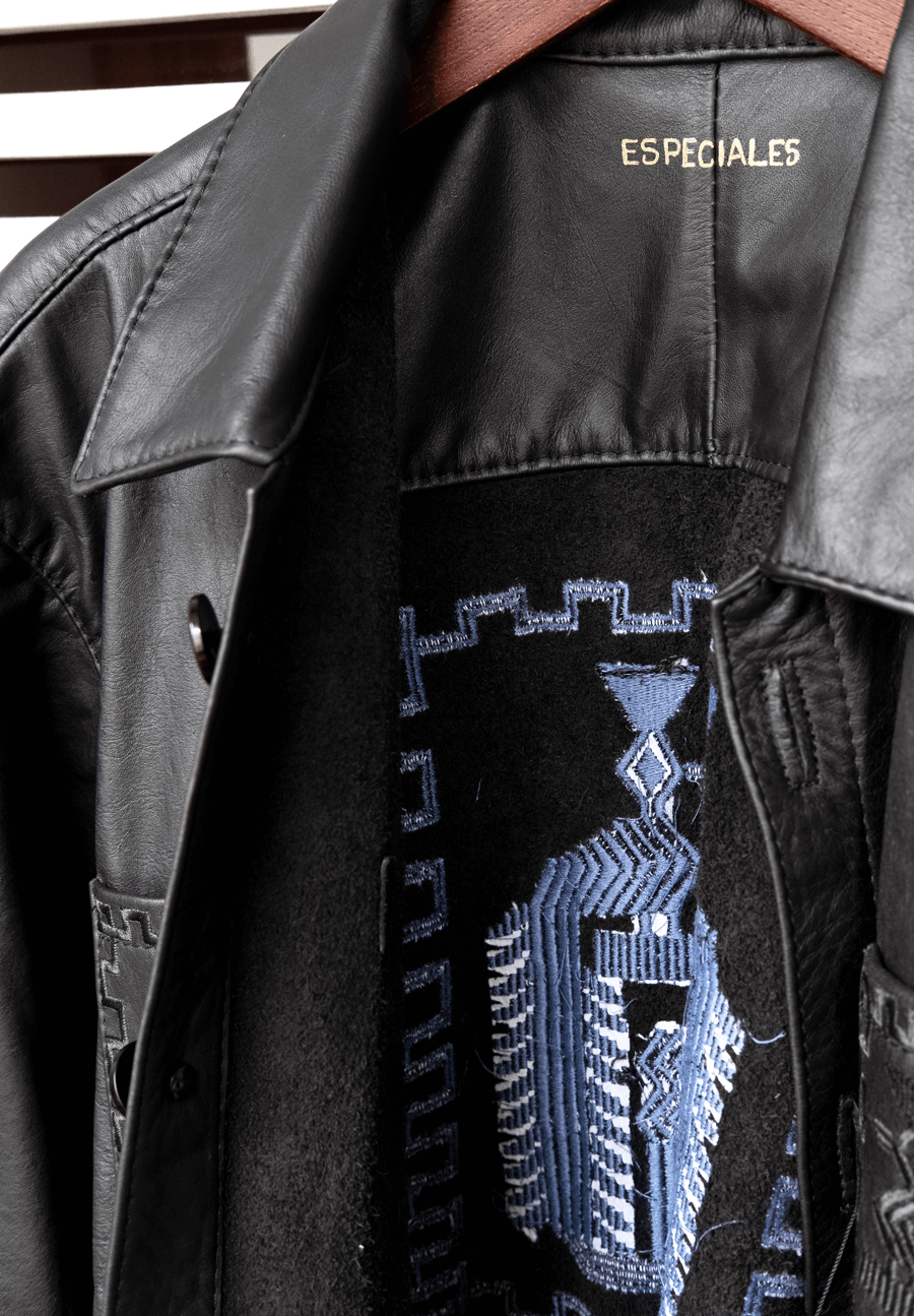 ESPECIALES Leather Quetzal Jacket