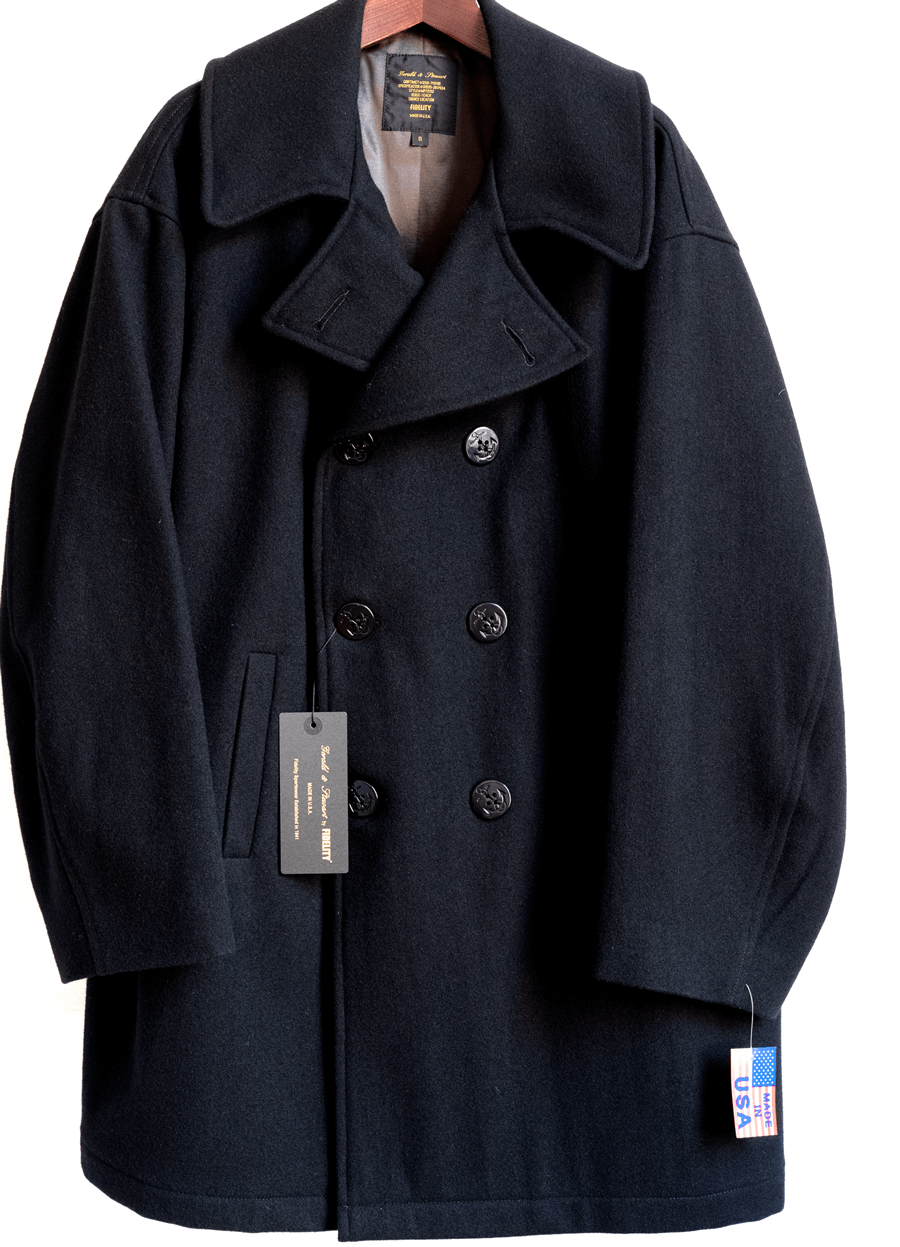 FIDELITY PEA COAT MADE IN U.S.A.