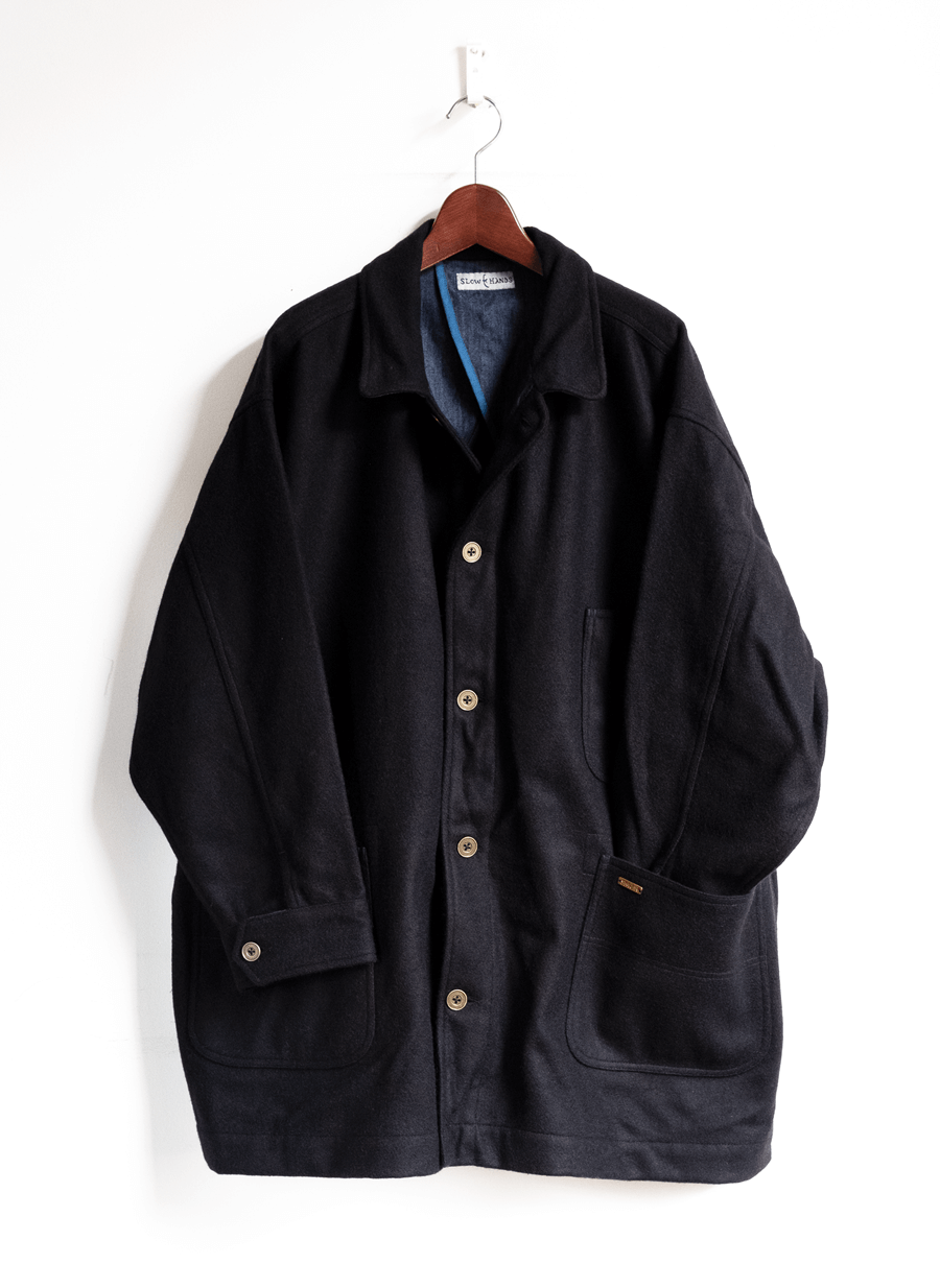 SLOW HANDS Melton Coverall Coat