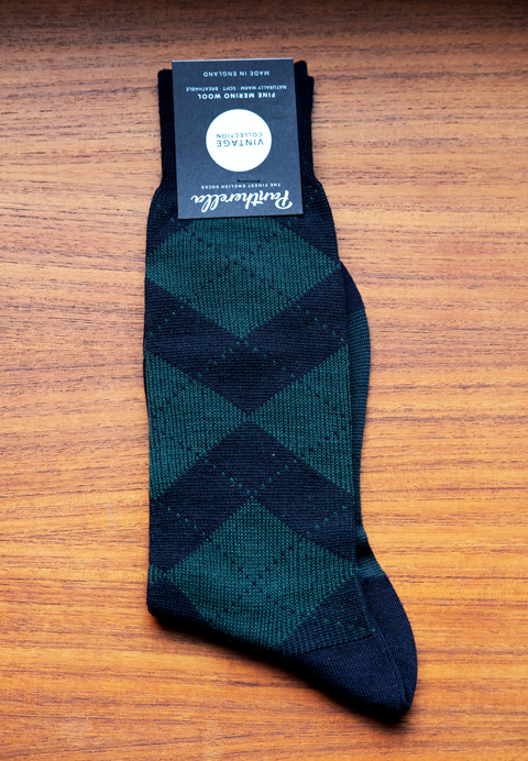 Pantherella Merino Wool Argyle Socks “ABDALE”