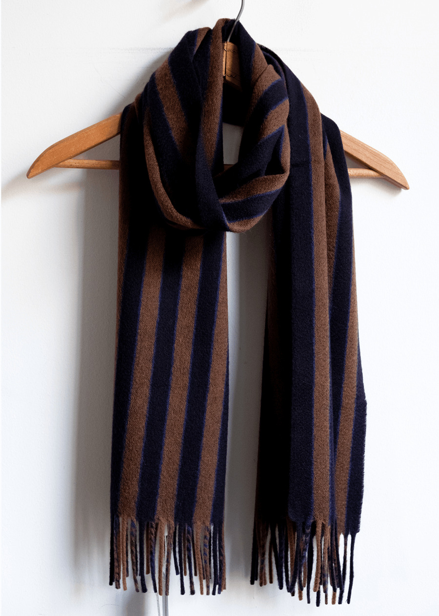 Joshua Ellis Cashmere WCR Stripes 30×180cm