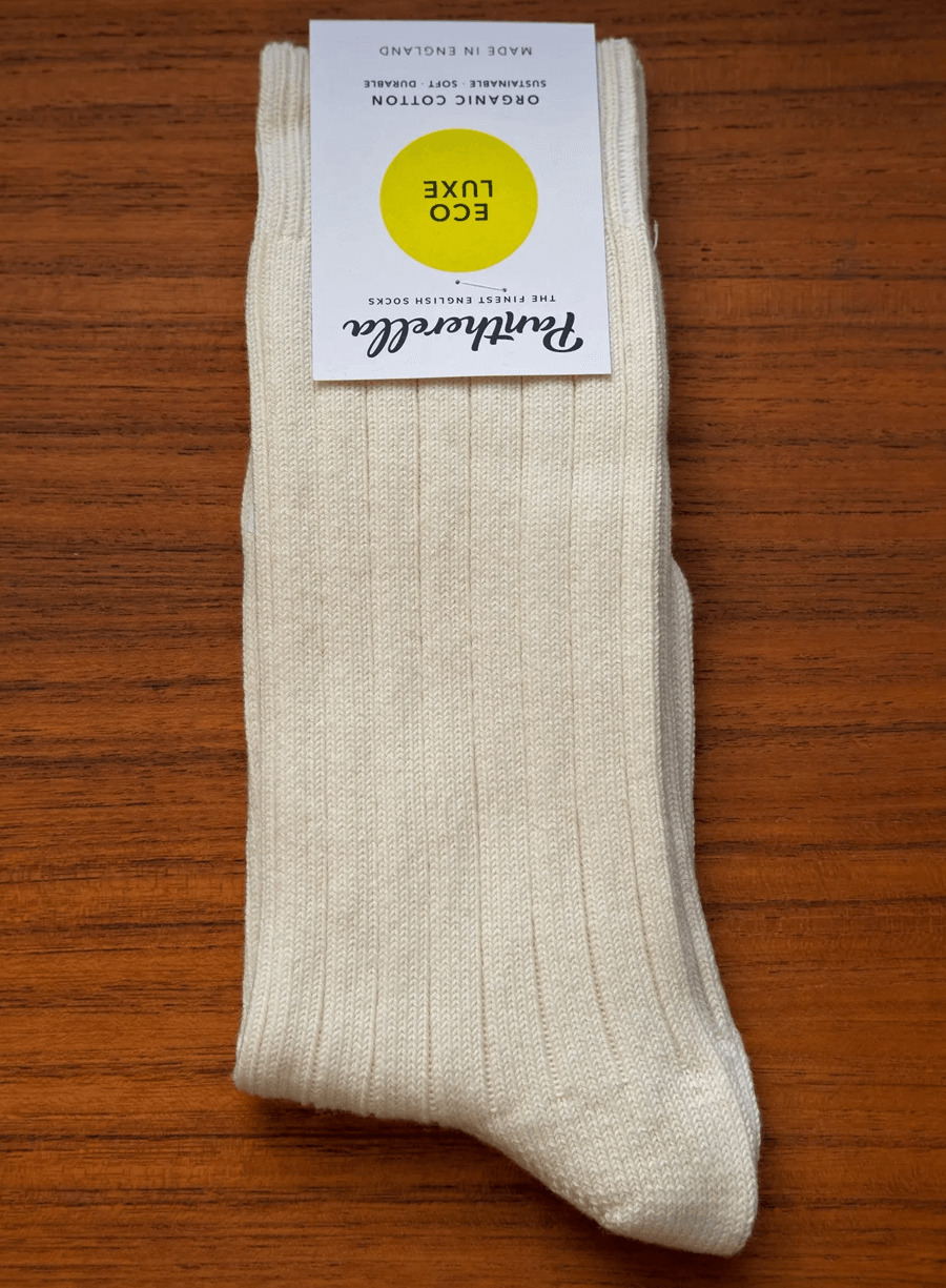 Pantherella Organic Cotton Rib Socks “SEAFORD”