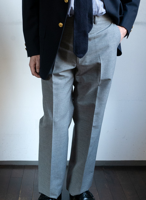 CIOTA × J.PRESS　Hopsack Piped Stem Trousers