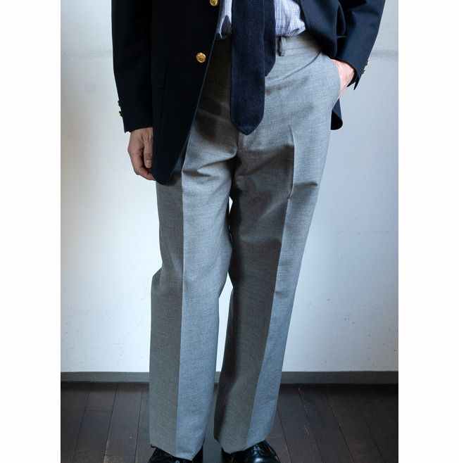 CIOTA × J.PRESS　Hopsack Piped Stem Trousers