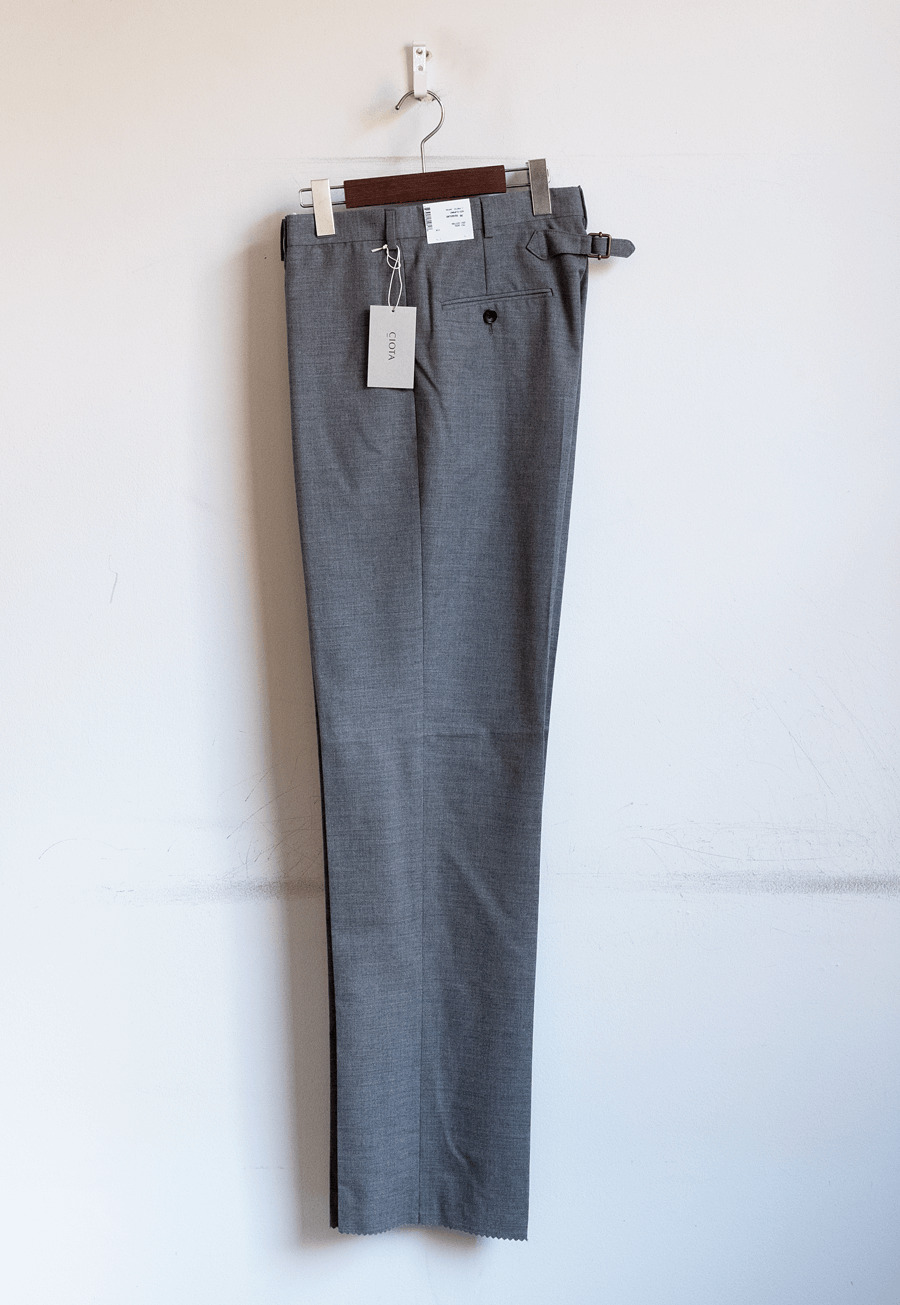 CIOTA × J.PRESS　Hopsack Piped Stem Trousers