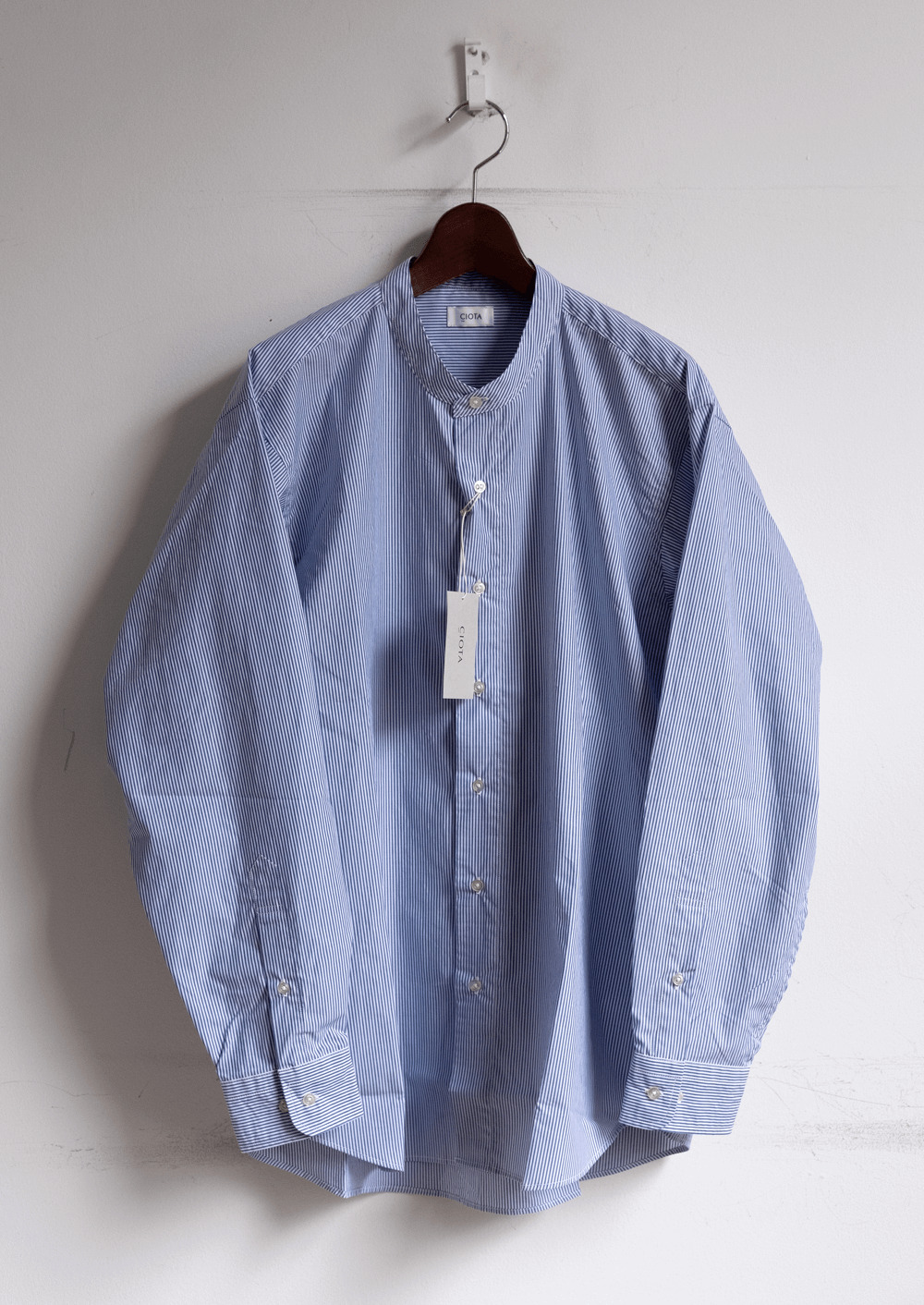 CIOTA Band Collar Shirt