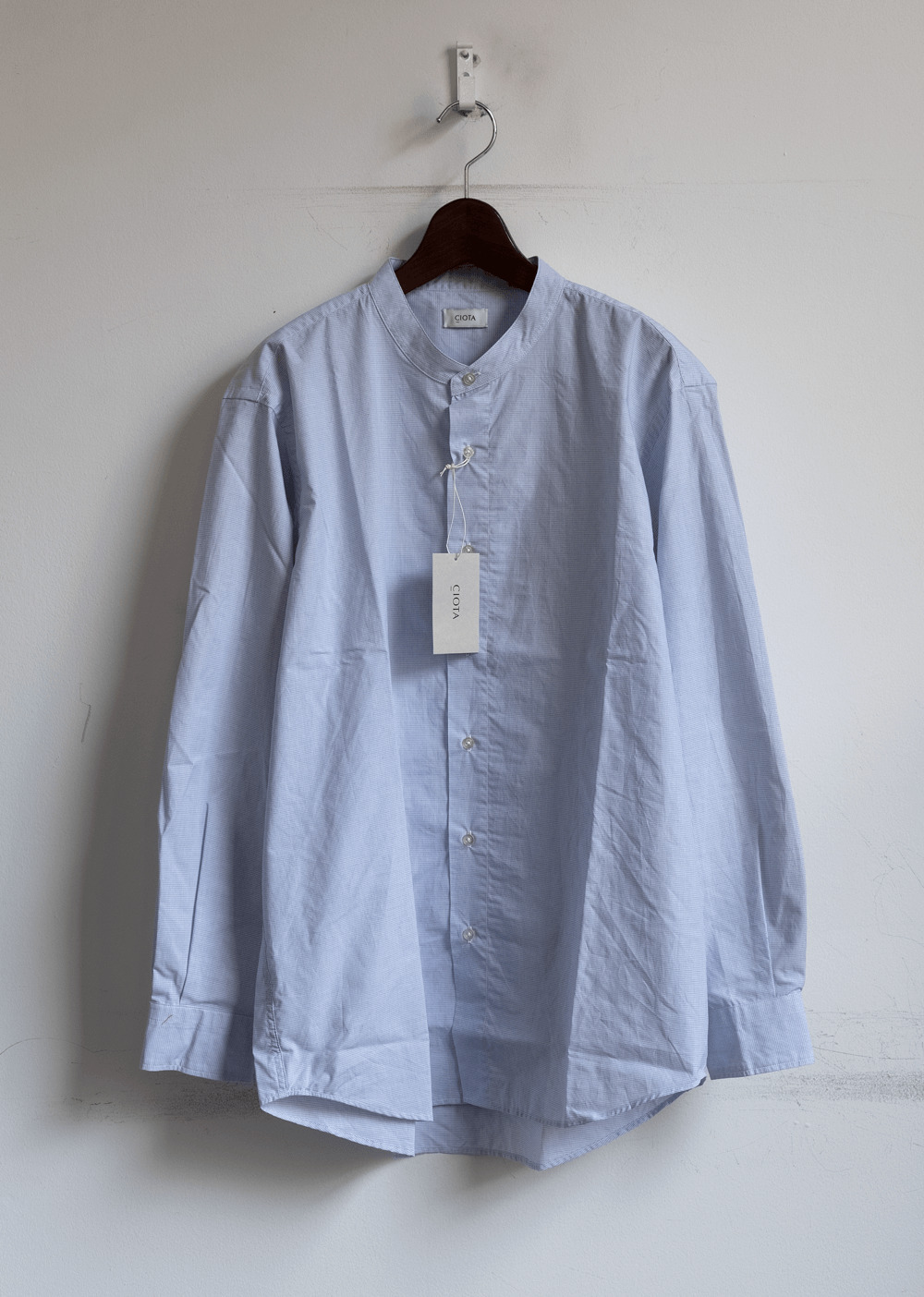 CIOTA Band Collar Shirt