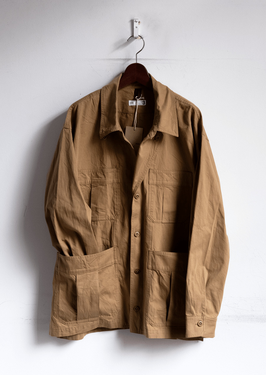 ts(s) Cotton Slub Yarn Twill Military Shirt Jacket