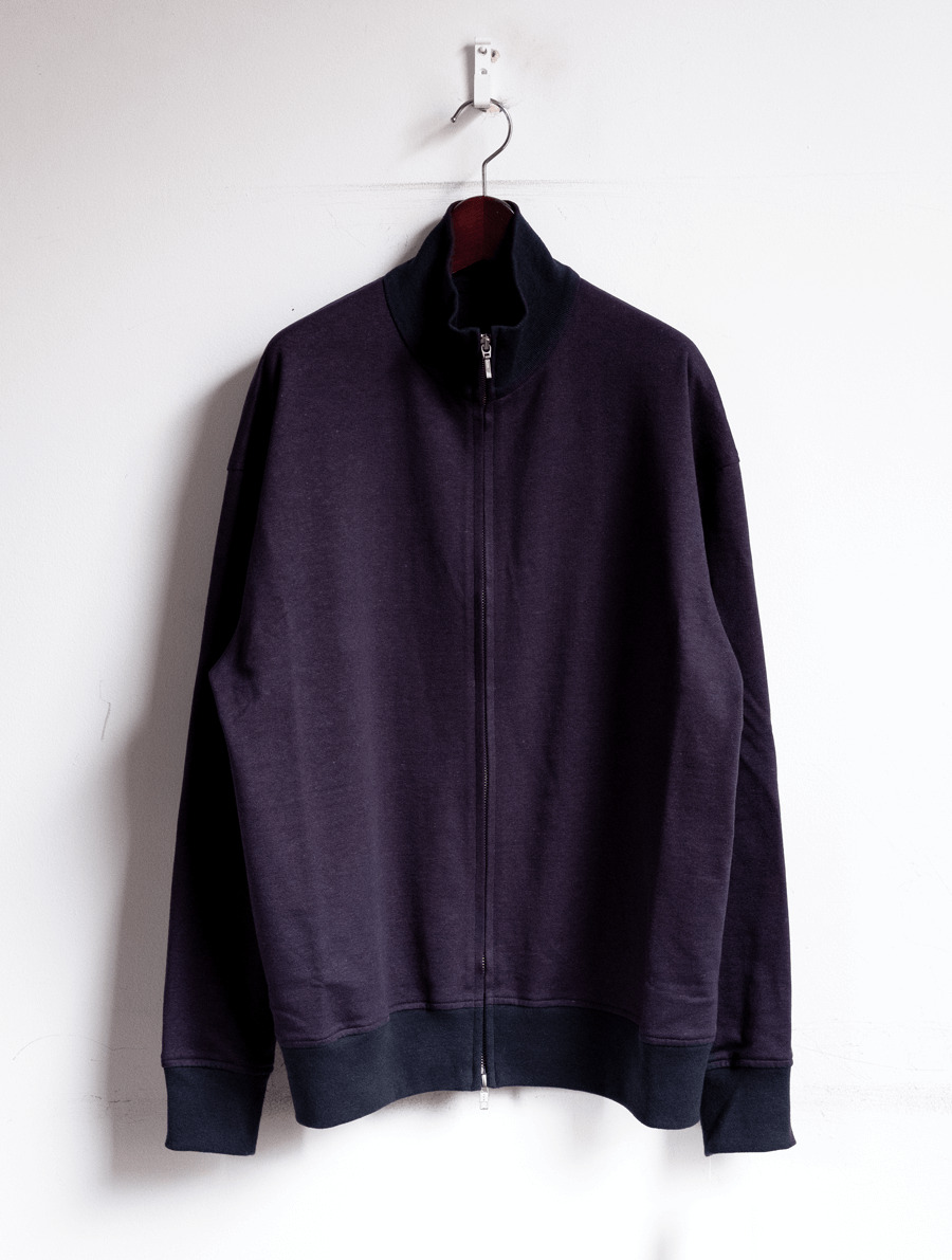 Cale スーピマコットン ヘンプ裏毛 Zip Cardigan