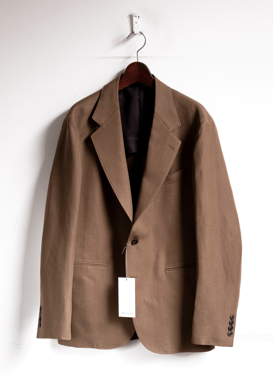 HEUGN Wool Linen 2B JACKET “Steve”