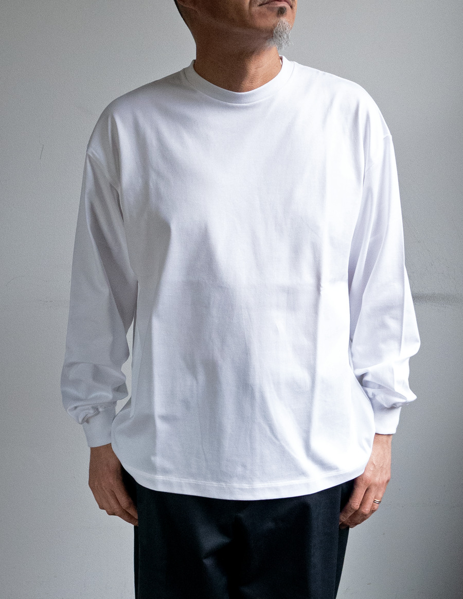 ULTERIOR SUVIN SUEDED TENJIKU L/S TEE