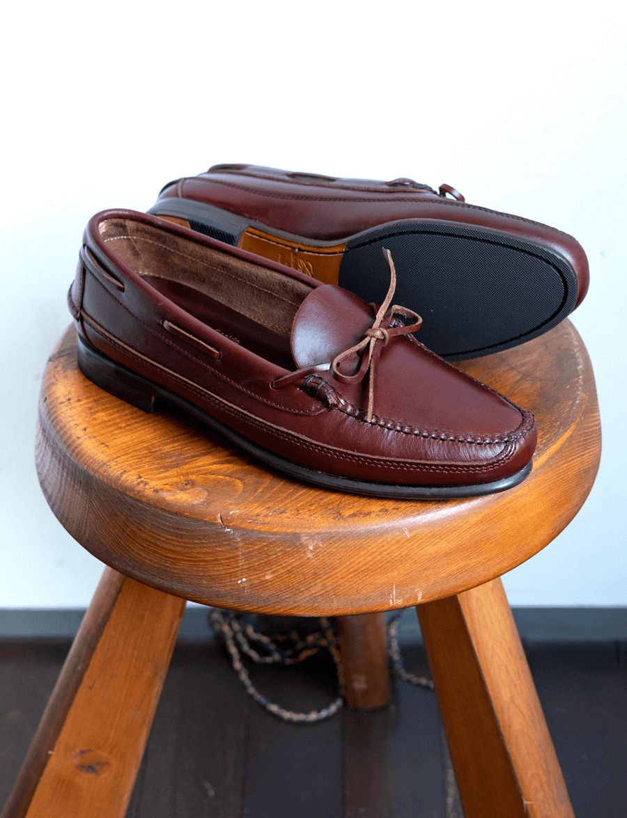 CASTELLANO Ciclon Leather Canoe Moc
