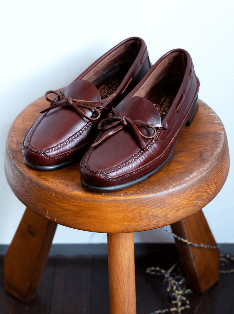 CASTELLANO Ciclon Leather Canoe Moc