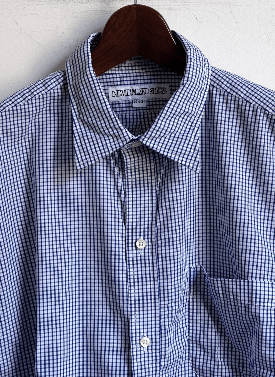 INDIVIDUALIZED SHIRTS Classic Fit Regular Collar 6button