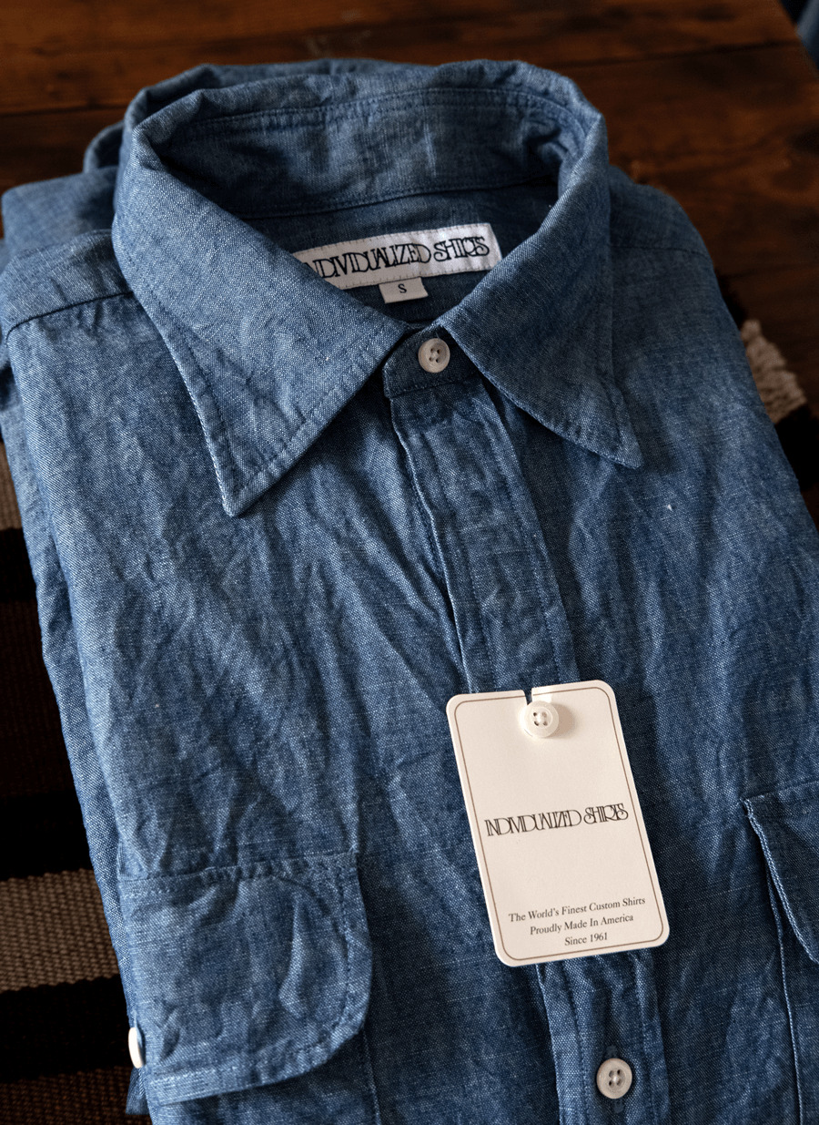 INDIVIDUALIZED SHIRTS NTO Chambray 2poc Work Shirt