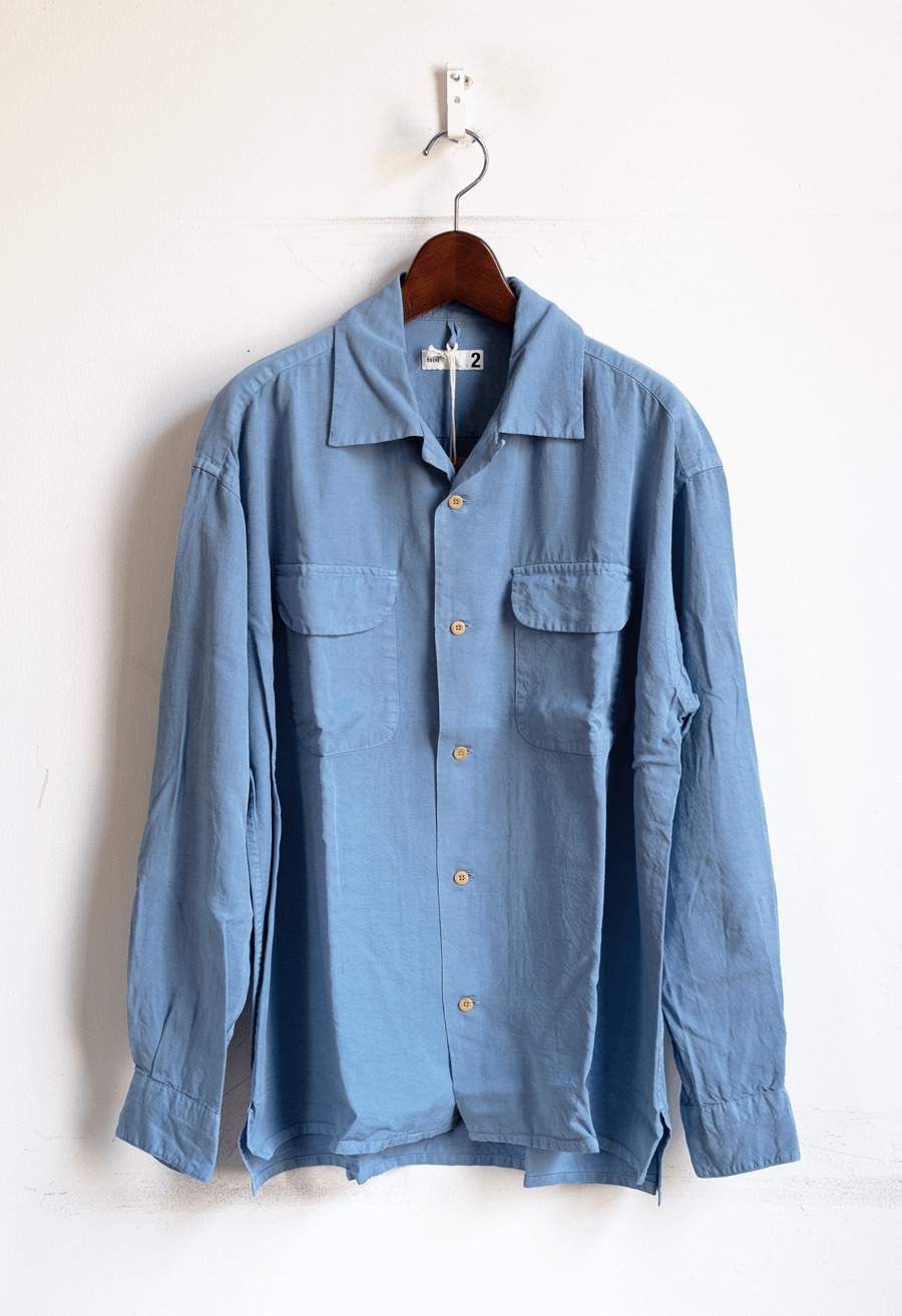 ts(s) Garment Dye Rayon Round Flap Pocket Shirt