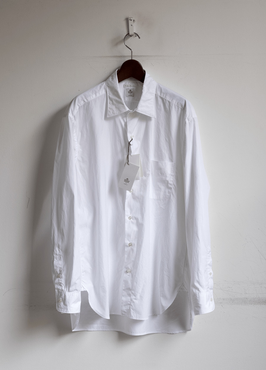 Re-stock!! Fairfax alternative Regular Collar Shirts WHITE